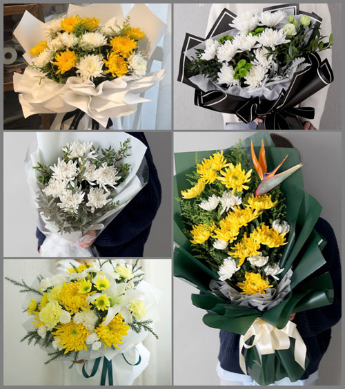 山东青岛平度市李园街道门村白事花束代送